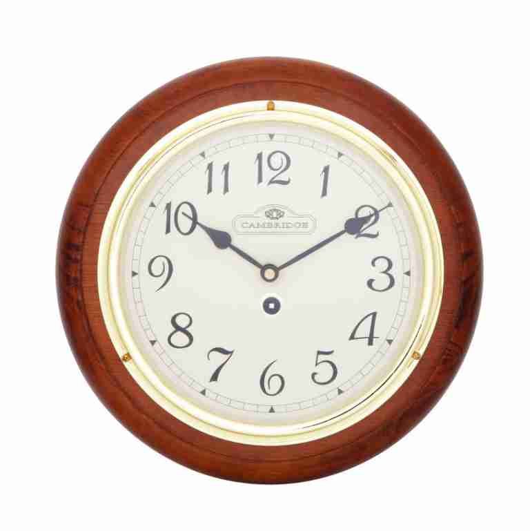 28cm Wooden Station Wall Clock